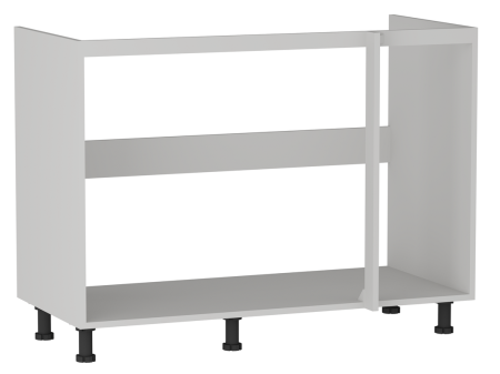 Стол под мойку угловой СМУ-120, Корпус кухни Prime серый (1100*554*820) Серый, 22716