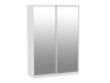 Шкаф купе с зеркальными дверями, Аврора (1624*604*2304) Дуб Мария/Кашемир