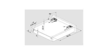 Системы выдвижения В-Slide, DB8885Zn/450