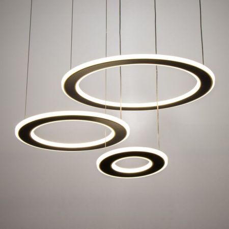 Люстра 2679/3 LED  200Вт 3000-6000К  (60*60*33) Черный, 7514748