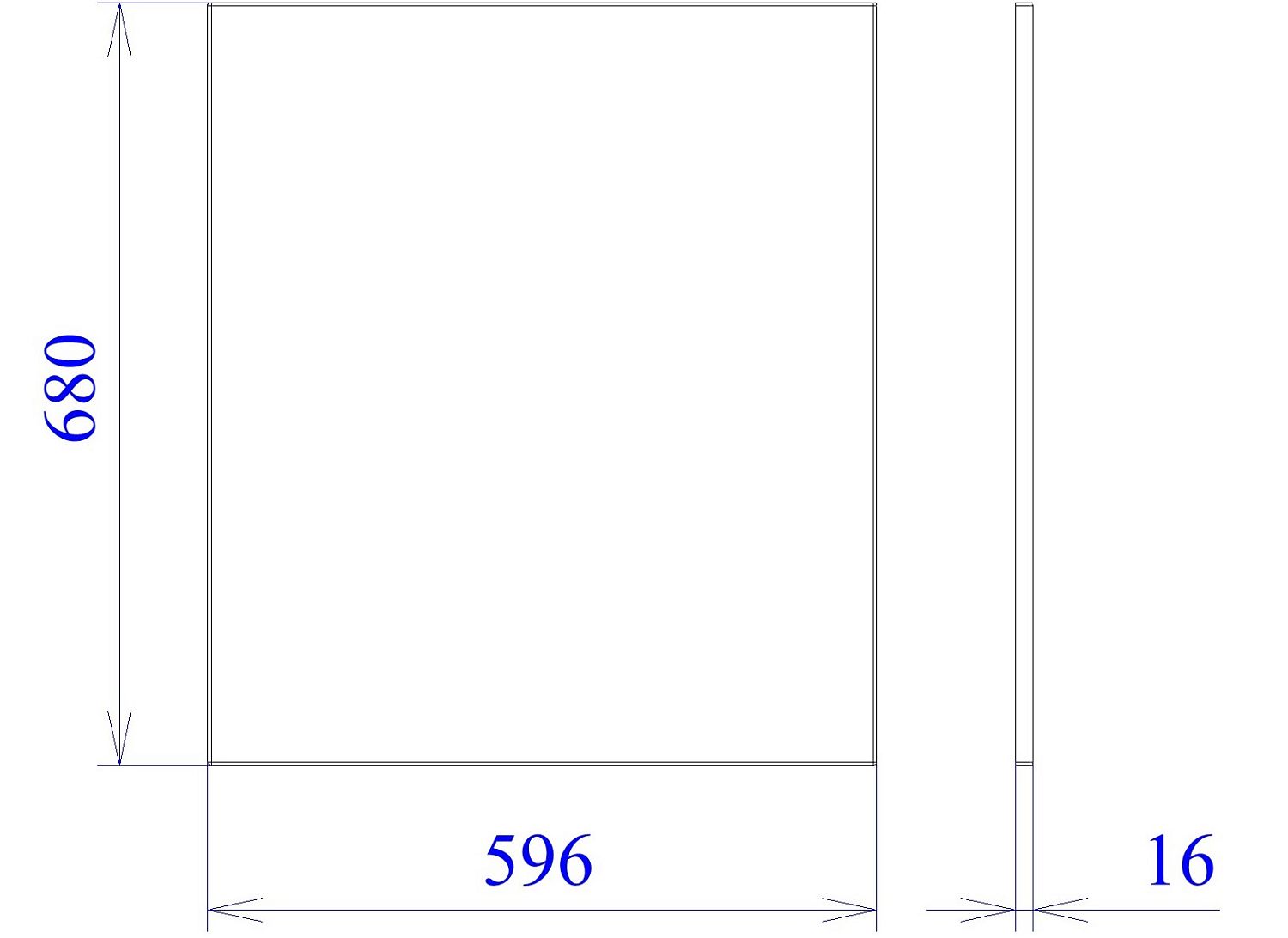 Фальш панель ФП-60, Женева (596*16*680) Серый камень, 22060
