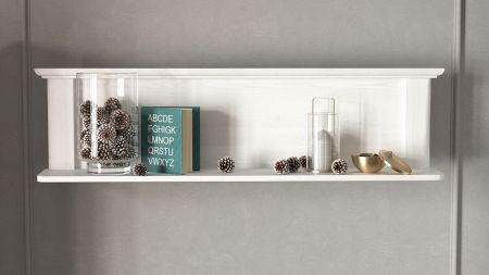 Полка навесная, Клер (1200*200*316) Сосна Андерсен, 31505