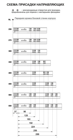 Системы выдвижения, DB8882Zn/450