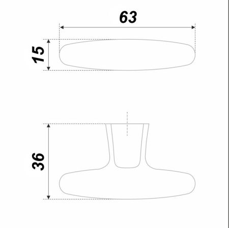 Мебельная ручка THOR, RC304MBSN.4