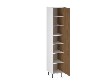 Шкаф-пенал 960 ПГ-45 бок правый ЛДСП Каселла, Фьюжн (450*566*2456) Дуб Каселла коричневый, 27183