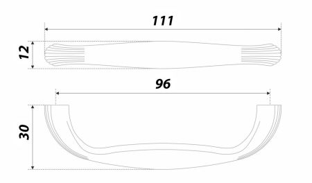Мебельная ручка, RS198BAB.4/96