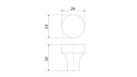 Мебельная ручка ELL, RC333CP.4
