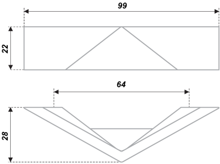 Мебельная ручка UNIVERSE Хром, RS268CP.4/64