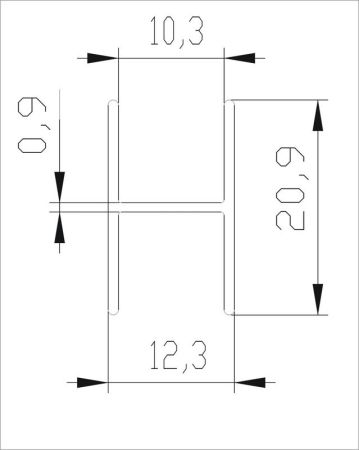 Рамка средняя без самореза ЭКО, Бронза матовая, AE0471.VP540.BZMAN.CJ