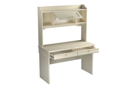 Стол письменный с надстройкой, Сиена (1316*600*1792), Береза бежевая