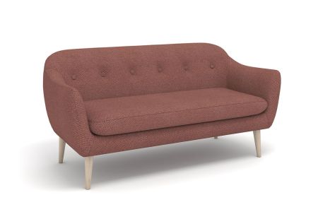 Диван Реймс  ткань Saga Mango (1700*800*840) Коралловый, T1838591/60811/5