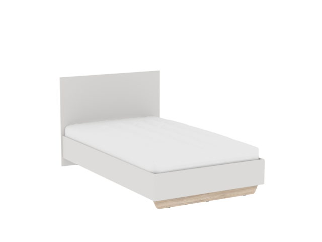 Кровать 1200 с подъемным механизмом, Аврора (1266*2063*1004) Дуб Мария/Кашемир