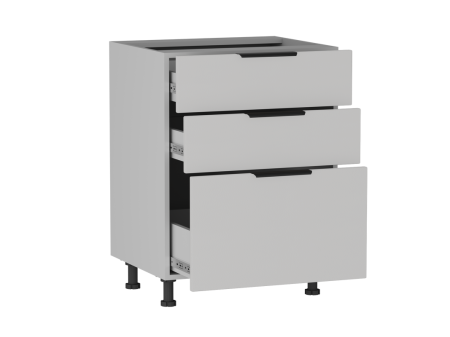 Стол с ящиками СЯ-60 (176/356), Ватель (600*523*820) Экокожа Белый, 23919