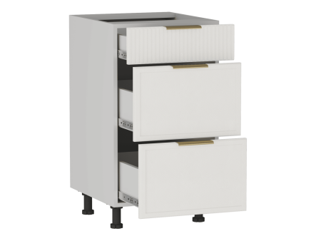 Стол с ящиками СЯ-45 (140/284), Берта (450*528*820) Экокожа Белый, 25322