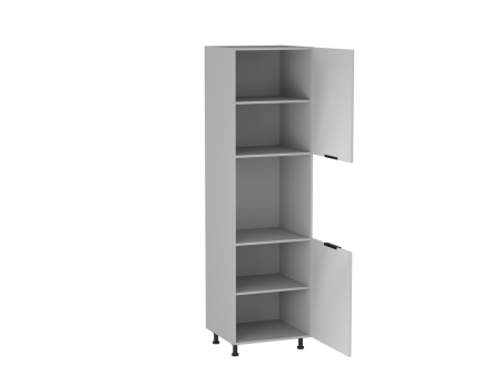 Шкаф-пенал ПГ-60, Ватель (600*566*2166) Экокожа Белый, 23930