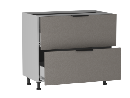 Стол с ящиками СЯ-2-90, Ватель (900*523*820) Экокожа Мокко, 23724