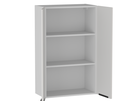 Шкаф 960 2-х дверный ШГ-60, Ватель (600*316*960) Экокожа Белый, 24362