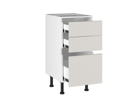 Стол с ящиками СЯ-40, Виста (400*523*870) Экокожа Белый, 26217