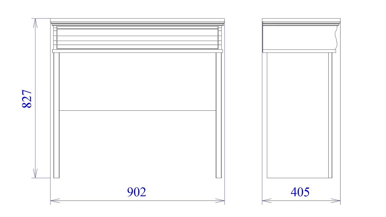 Столик туалетный, Сиена (902*405*827) Береза бежевая, 12311