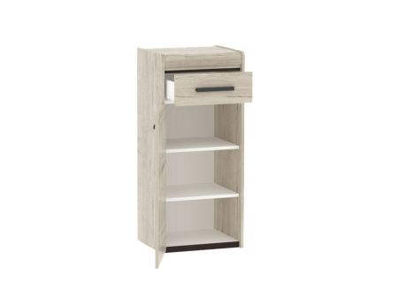 Тумба 450 ПМ-5 высокая, Мале (450*384*1020) Дуб галифакс белый, 50504