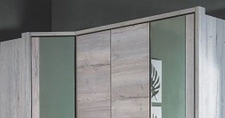 Обкладка для 1-но дверного шкафа, Мале (38*100*466) Дуб галифакс белый, 11221