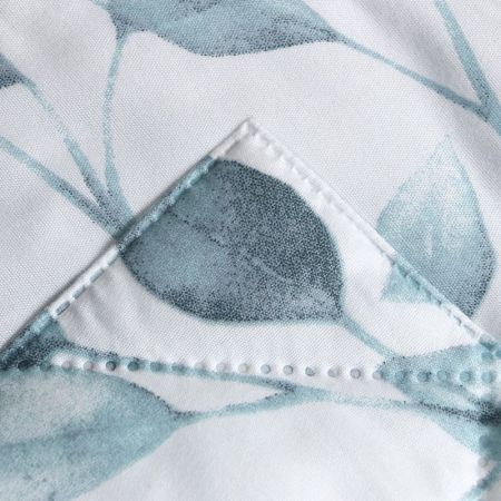 Покрывало  LoveLife 1,5 сп "Акварельные листья"  (150*210) Белый/Зеленый, 9544372