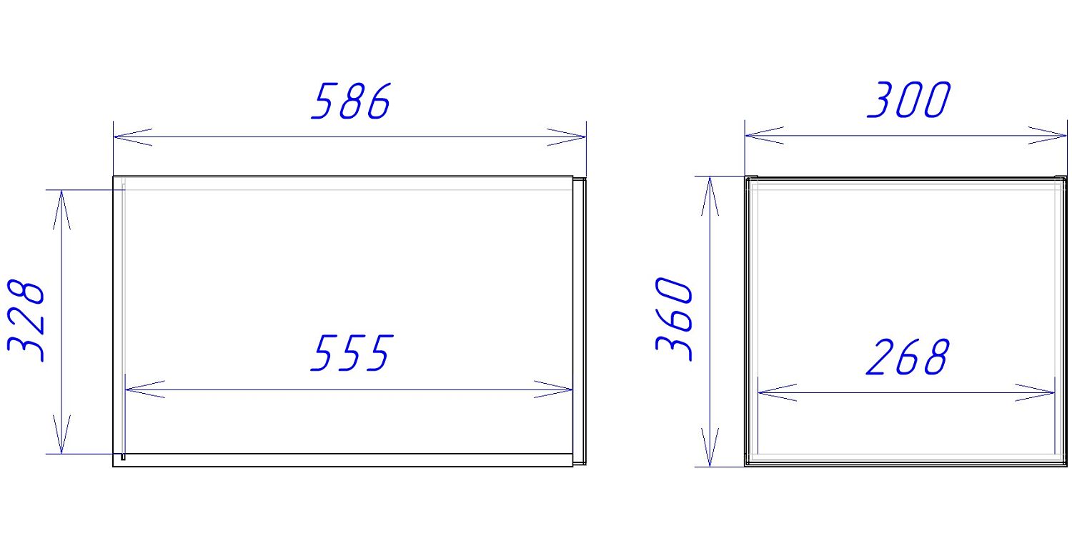 Шкаф АГ-30, Женева (300*586*360) Дуб Палермо/Зеленый матовый, 21978