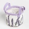 Текстильная корзинка Этель "Лаванда"  (14*12) Бежевый/Сиреневый, 7305406
