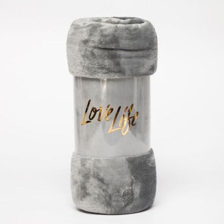 Плед "LoveLife"  (150*200) Серый, 5866377