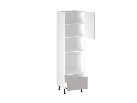 Шкаф-пенал П-1, Виста (600*586*2216) Экокожа Бежевый, 26462