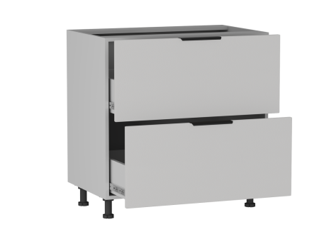 Стол с ящиками СЯ-2-80, Ватель (800*523*820) Экокожа Белый, 23923