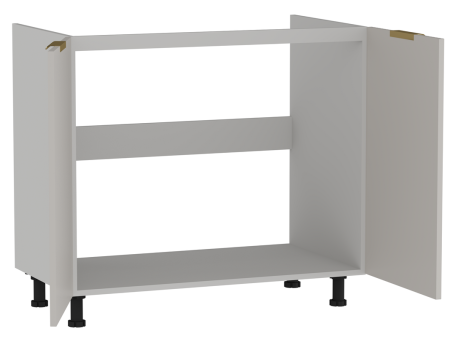 Стол под мойку СМ-90, Монза (900*520*820) Экокожа Бежевый, 23112