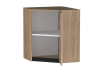 Шкаф угловой ШУ-60, Сити (600*600*720) Дуб Галифакс натуральный, 20829