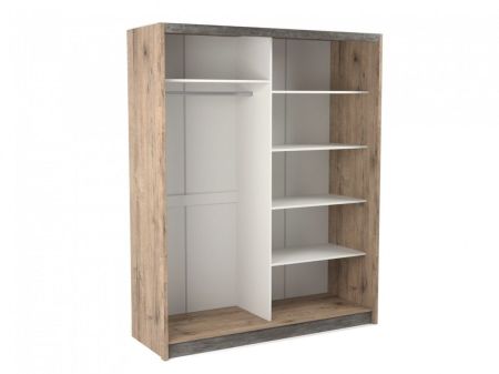 Шкаф-купе 2-х дверный 2200, Денвер (1778*631*2200) Дуб Веллингтон, 11814