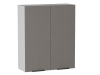 Шкаф 960 2-х дверный ШГ-80, Ватель (800*316*960) Экокожа Мокко, 24463
