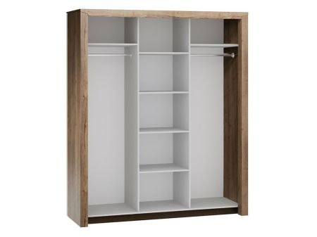 Шкаф-купе 3-х дверный 2300, Гарда (1940*620*2300) Дуб галифакс Табак, 10214