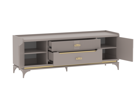 Доп.крышка для тумбы ТВ, Сиде (1568*396*16) Мокко, 32010