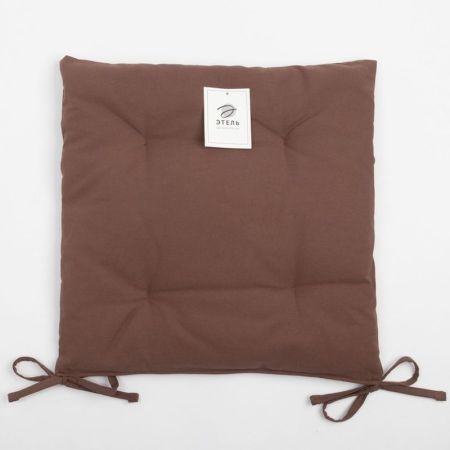 Подушка  д/стула Этель Kitchen  (42*42) Коричневый, 7866010