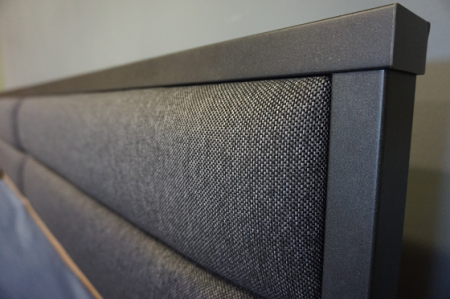 Кровать 1800 с мягкой вставкой изголовья и подъемным механизмом, Бостон, (1906*2104*900) Гикори Джексон