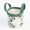 Текстильная корзинка Этель "Тропики" (14*12) Серый,Зеленый, 7305410