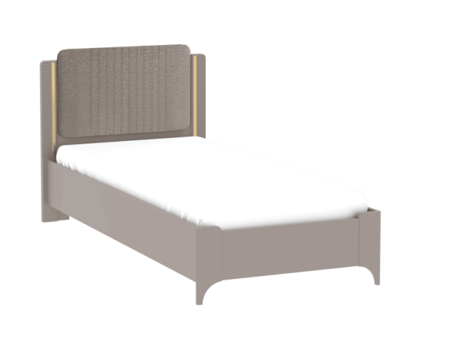 кровать 900  с матрасом рогожка_result