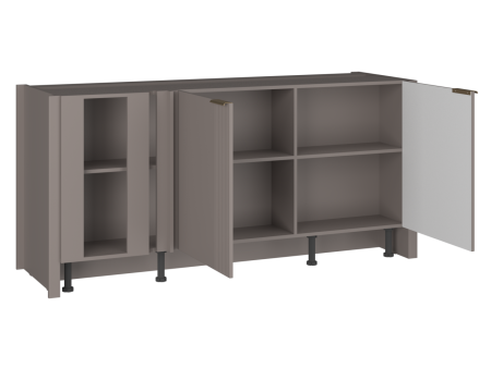 Барная стойка 185 Волна, Фьюжн (1850*600*870) Мокко, 27104