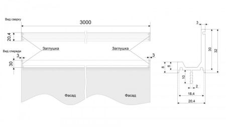 Мебельная ручка, RP106GR.1/000/3000