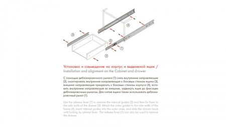 Системы выдвижения, DB3501Zn/400