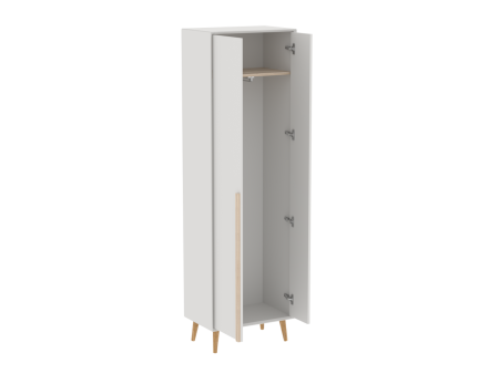 Шкаф для одежды, Аврора (600*387*2000) Дуб Мария/Кашемир, 32105