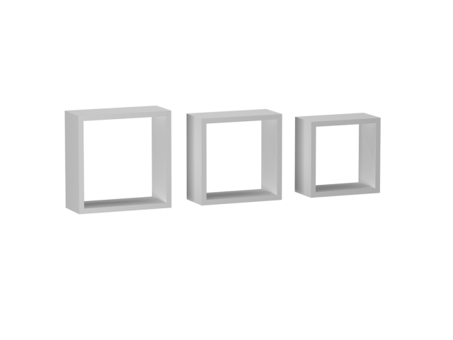 комплект полок навесных белые