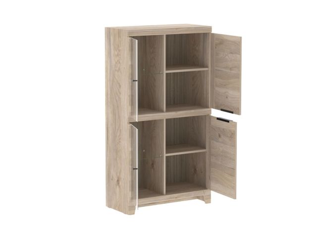 пенал со стеклом низкий отк