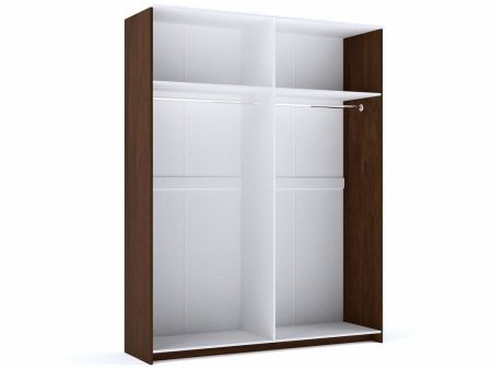 Шкаф 4-х дверный, Кантри (1860*558*2300) Орех Риббек темный, 11308