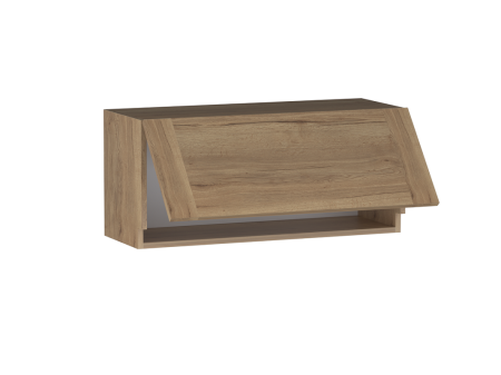 Шкаф горизонтальный ШГ-80Г, Сити (800*320*360) Дуб Галифакс натуральный, 20823