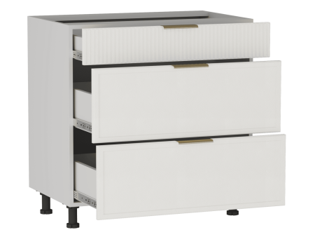 Стол с ящиками СЯ-80 (140/284), Берта (800*528*820) Экокожа Белый, 25325